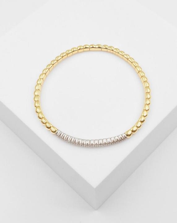 Produktbild Muau Flexarmband 750/18K Bicolor, Diamant 0.40ct. 17cm (17 cm)