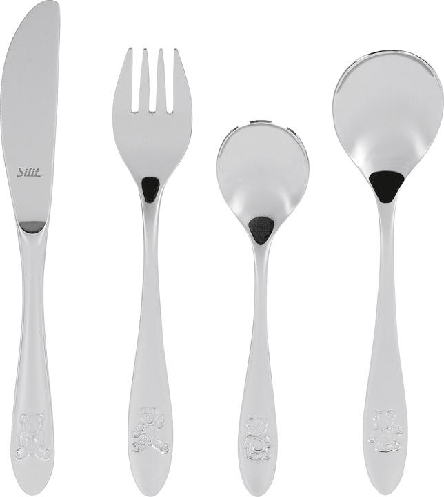 Produktbild Silit Kinderbesteck 4tlg Pezzy ab 3 Jahre Edelstahl poliert