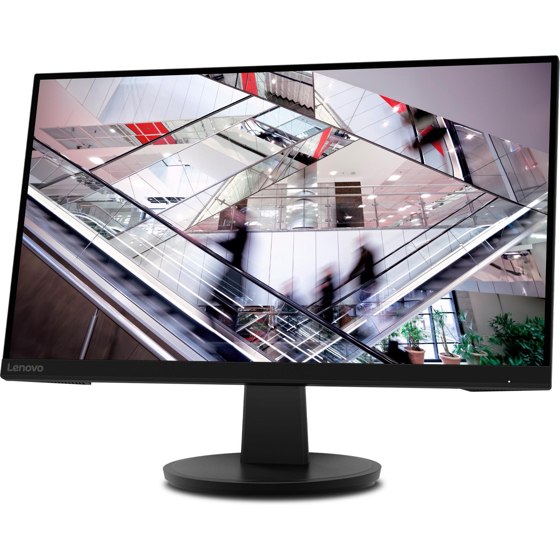 Lenovo N27q (2560 x 1440 Pixel, 27"), Monitor, Schwarz