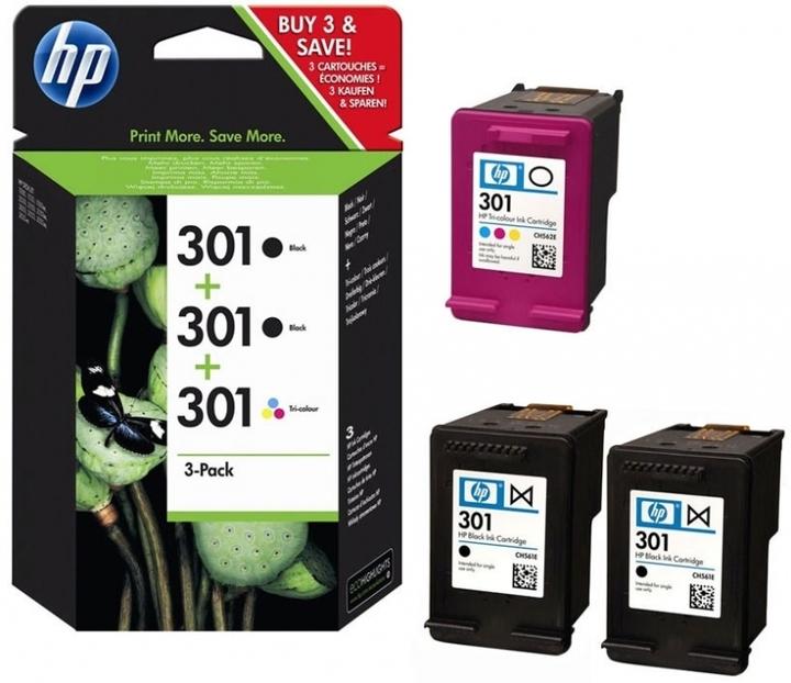 Produktbild HP Combopack 301 (BK, Color)