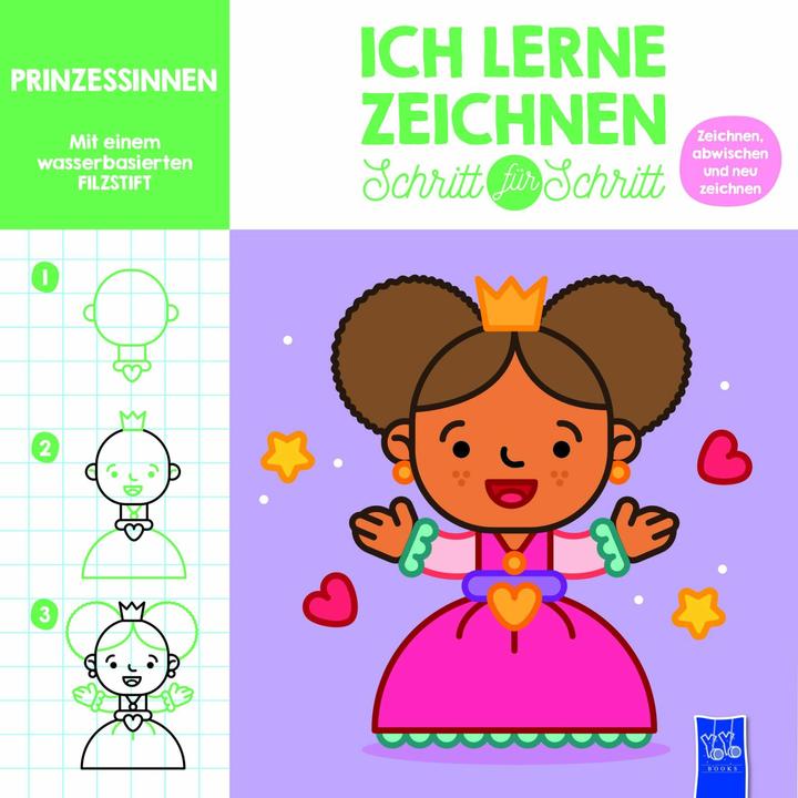 Productafbeelding Ich lerne zeichnen - Schritt fr Schritt: Prinzessinnen