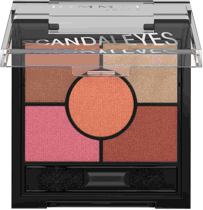 Actual product image Rimmel London London Scandaleyes 5 Pan Eyeshadow Palette Burgundy Pink (004)