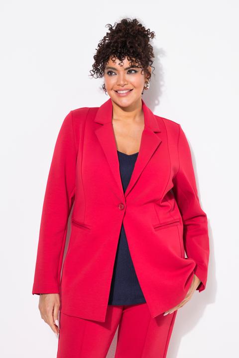Produktbild Ulla Popken Blazer, Punto di Roma, A-Linie, Reverskragen, Stretch (58, 60)