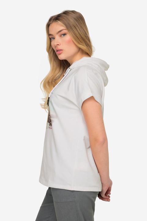 Immagine prodotto Laurasøn Felpa con cappuccio, maniche corte e OEKO-TEX (L)