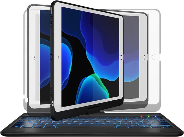 Image du produit Merkloos Keyboard Bookcase QWERTY iPad (2018) / (2017) / Air (2) / Pro 9.7 (ING. Int., iPad Air 2, IPad Pro 9.7)