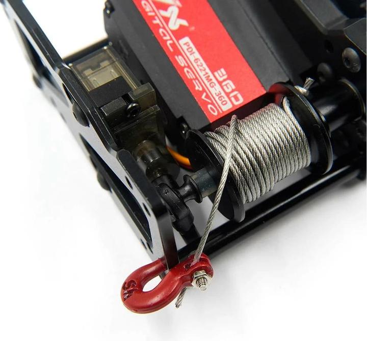 Produktbild Yeah Racing Modellbau-Seilwinde mit Kupplung, für Servos, Bausatz