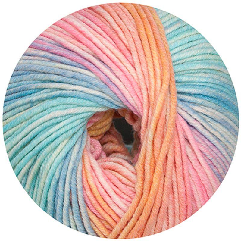 Online ca. 120 m 0302 50 g, Garn + Wolle, Mehrfarbig