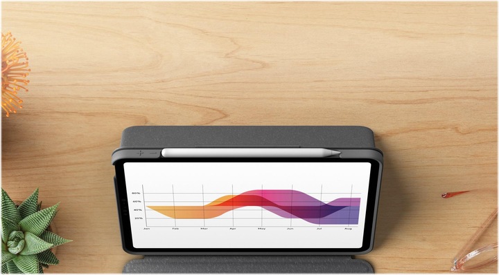 Actual product image Logitech Folio Touch (DE, iPad Air 2020 (4. Gen), iPad Air 2022 (5th Gen))