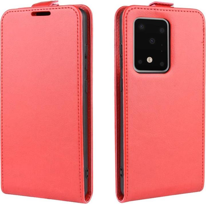 Produktbild Cover-Discount Galaxy S20 Ultra - Klassisches Flip Case vertikal rot (Samsung Galaxy S20 Ultra)
