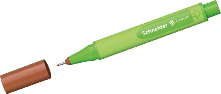 Actual product image Schneider Fineliner Link-It - Brown (Brown, 1 x)