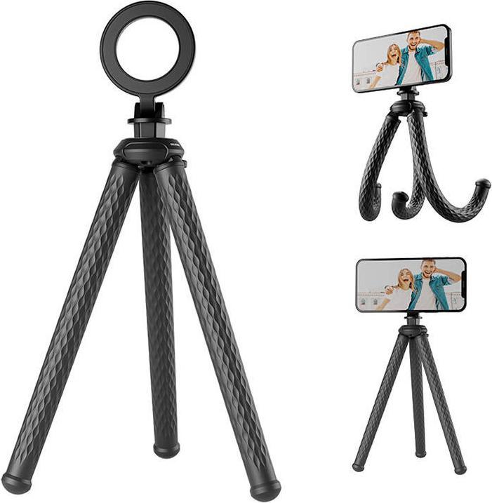 Actual product image Telesin Flexibles magnetisches Smartphone Tripod Stativ