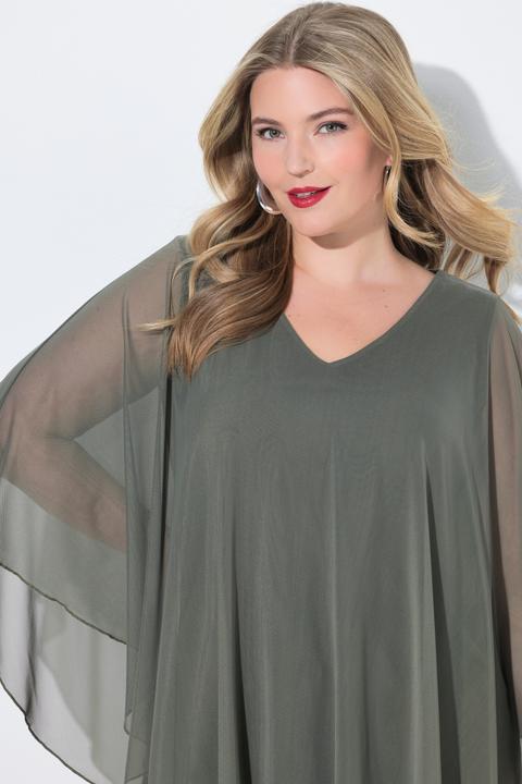 Produktbild Miamoda Meshbluse, weite Passform, Muster, Rückenschlitz (54, 56)