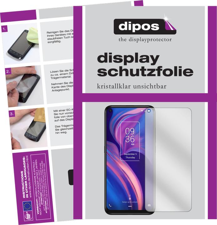 Image du produit Dipos Film de Protection d’écran Crystalclear (1 pcs, TCL Plex)