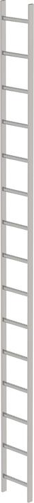Image du produit Munk Echelle de cuvette Acier inoxydable V4A 300mm Largeur utile 15 échelons (2 cm)