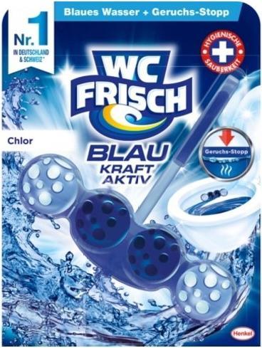 WC Frisch WC hangers Kraft Aktiv 4x50g blue rinser chlorine