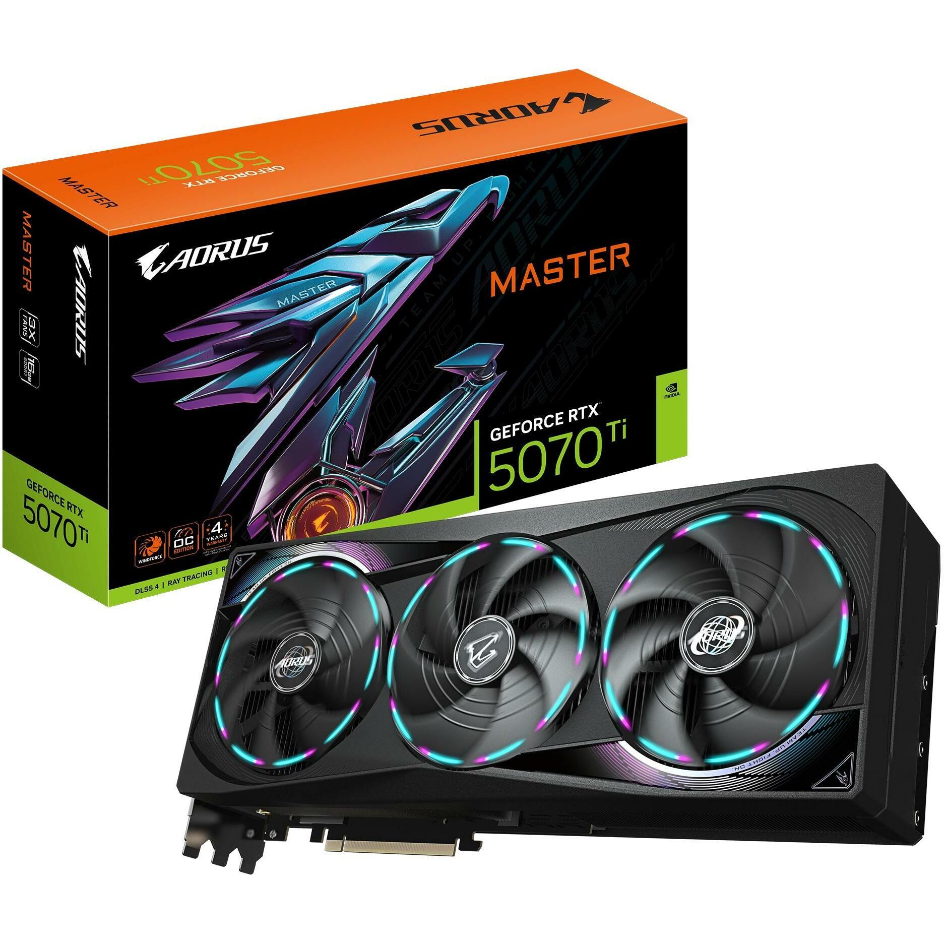 Gigabyte AORUS GeForce RTX 5070 Ti Master (16 GB), Grafikkarte