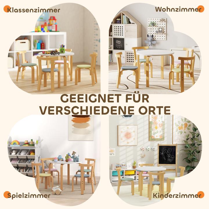 Image du produit Aiyaplay Kindersitzgruppe Pappelholz, Birkenfurnier Mehrfarbig (Groupe de sièges pour enfants)