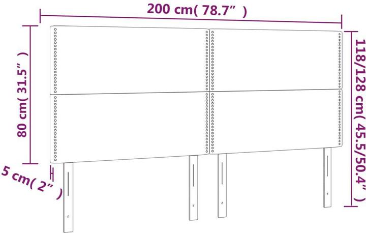 Image du produit VidaXL Parker (200 x 5 x 128 cm)