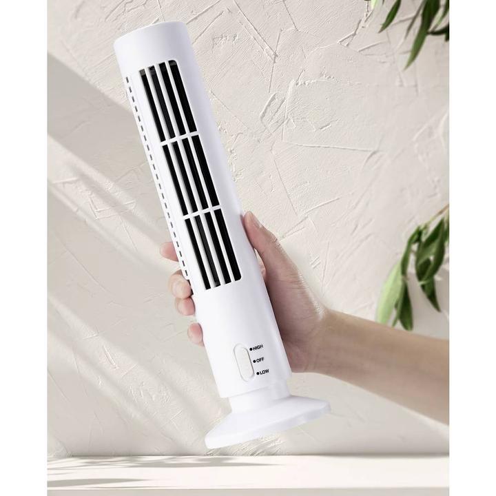 Produktbild Renkforce RF-USBF-690-WH USB-Ventilator (B x H x T) 105 x 335 x 105 mm