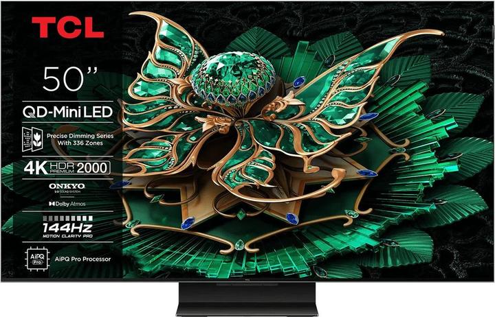 Produktbild TCL 50C79K (50", Mini-LED, 4K, 2025)