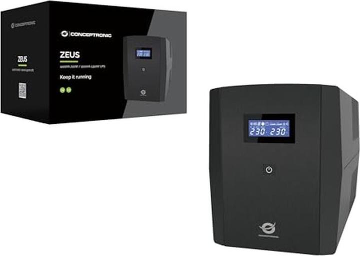 Immagine prodotto Conceptronic ZEUS USV 1200VA LED / ZEUS 03E (1200 VA, 720 W, Interattivo linea UPS)