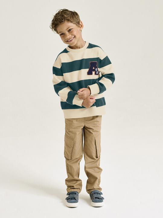 Produktbild Vertbaudet Jungen Sweatshirt mit Frottee-Patch (158, 164)