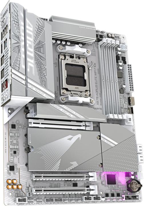 Produktbild Gigabyte X870 AORUS ELITE WIFI7 ICE (AM5, AMD X870, ATX)