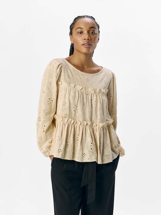 Produktbild Object Broderie Anglaise Bluse (38)