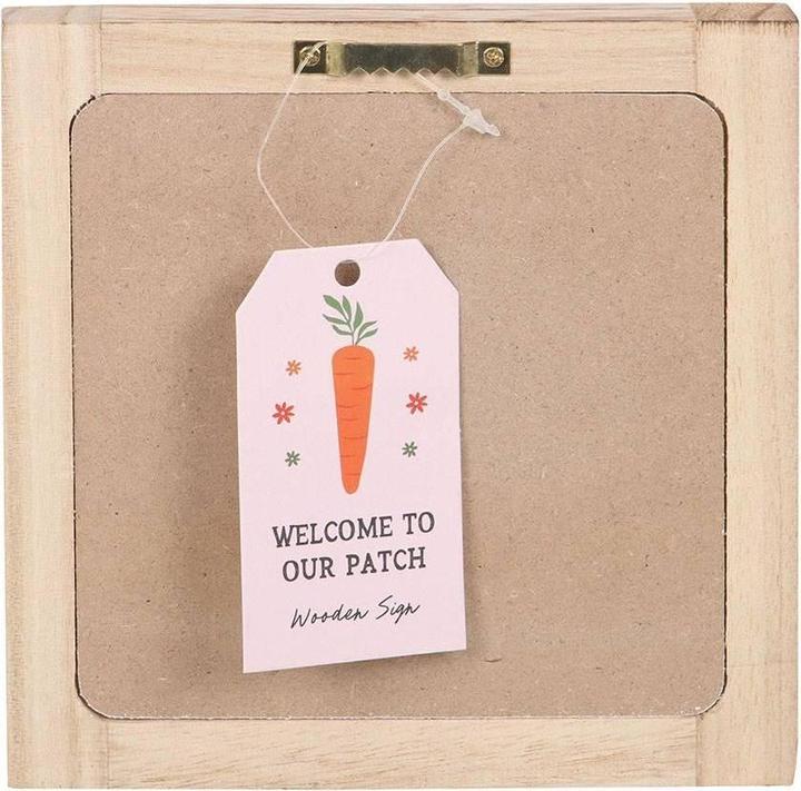 Image du produit Something Different - Plaque encadrée WELCOME TO OUR PATCH