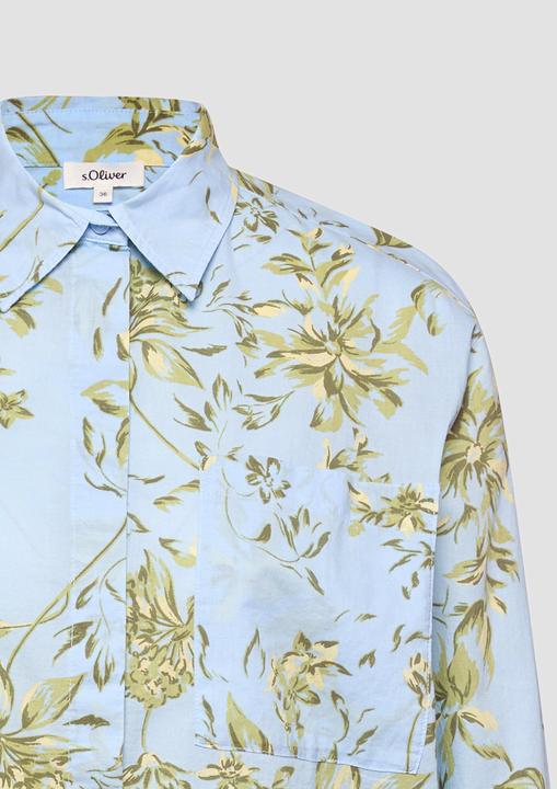 Immagine prodotto s.Oliver Leichte Hemdbluse aus Baumwollvoile mit Schleifendetail (48)