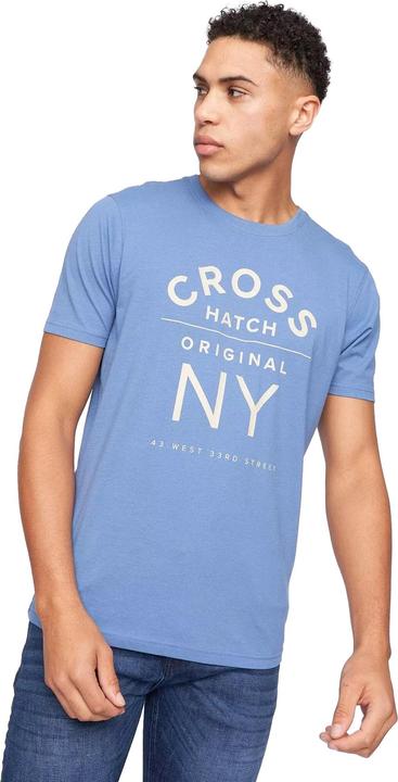 Actual product image Crosshatch Mens Chislemoore Assorted Designs T-Shirt (Pack of 5) (S)