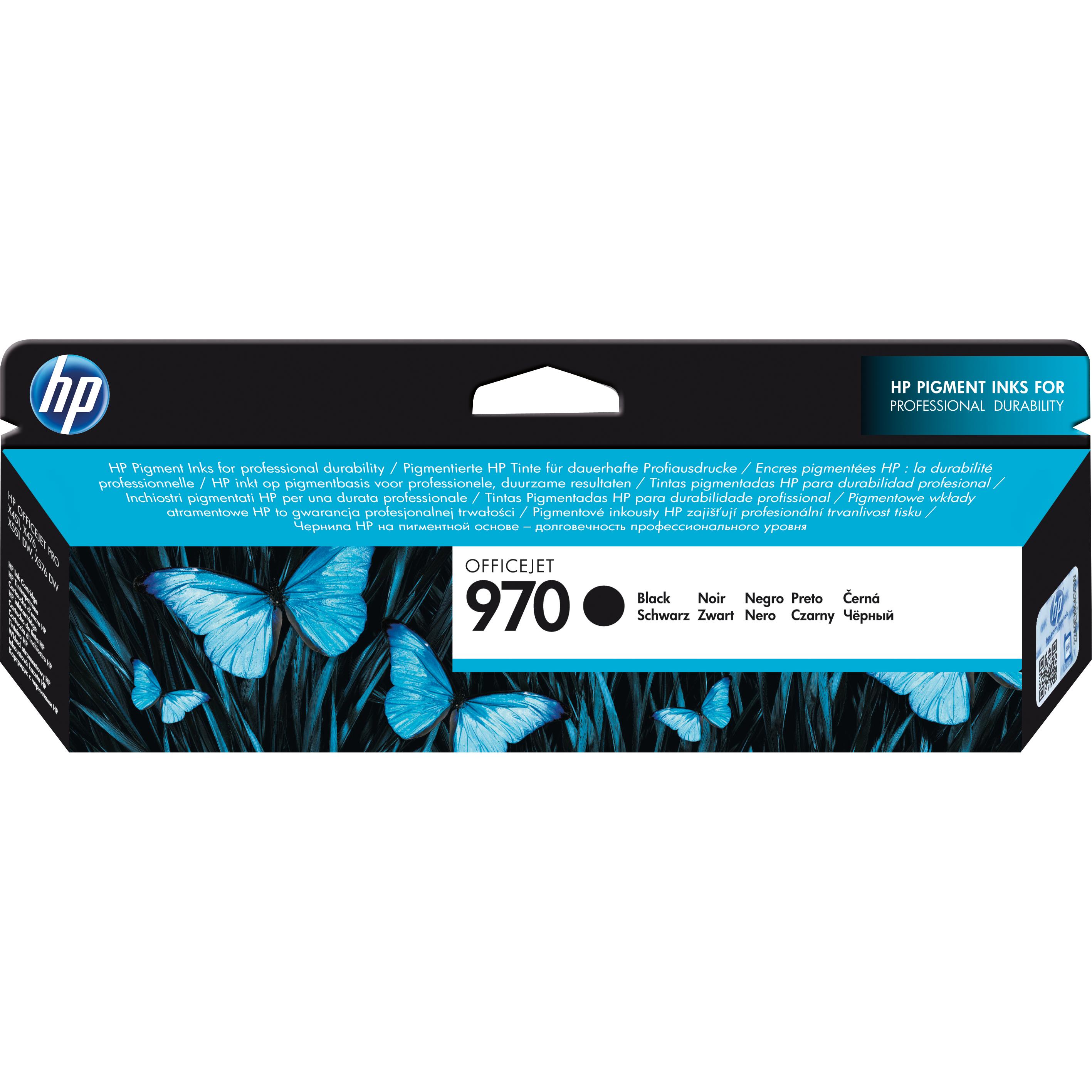 HP, Druckerpatrone, 970 (BK)