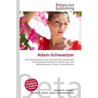 Adam-Schwaetzer, Ratgeber