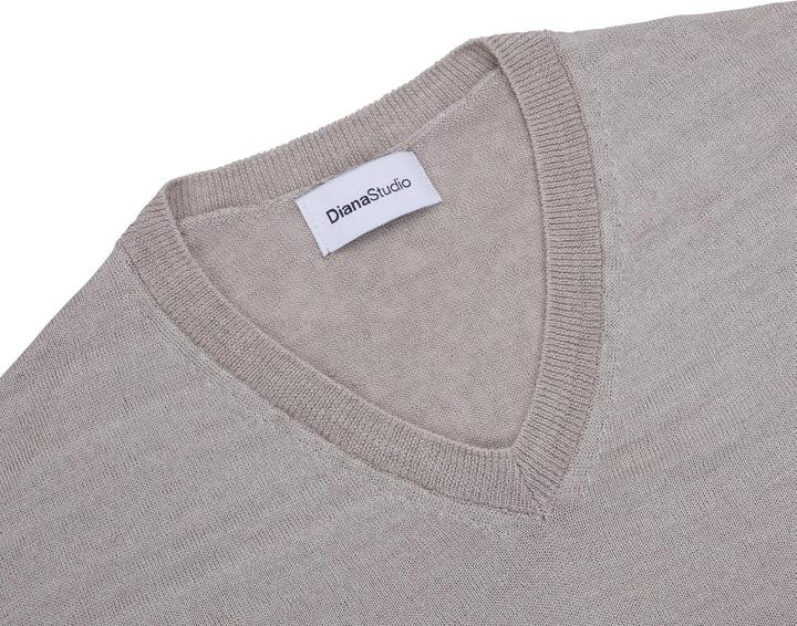 Immagine prodotto Diana Studio Top in Lino con Scollo a V (XXL)