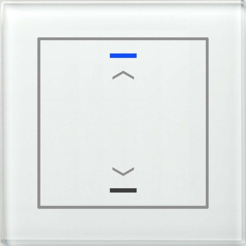 MDT Glastaster, Taster + Schalter, Weiss