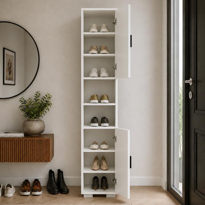Produktbild VCM Holz schmaler Schuhschrank Gados M (30 x 33 x 178 cm)
