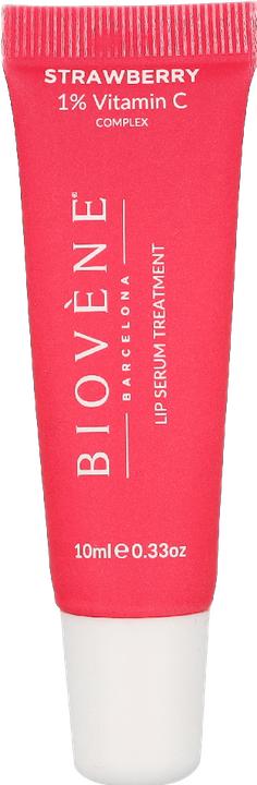 Actual product image Biovène Biovene Strawberry 1% Vitamin C Lip Serum Lip Serum 10Ml (Lip serum, 10 ml)