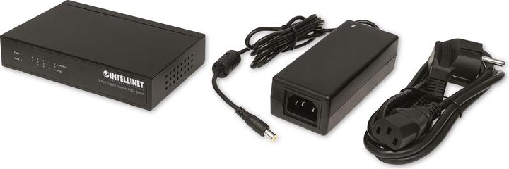 Productafbeelding Intellinet Gigabit Ethernet PoE+ schakelaar (5 ports)