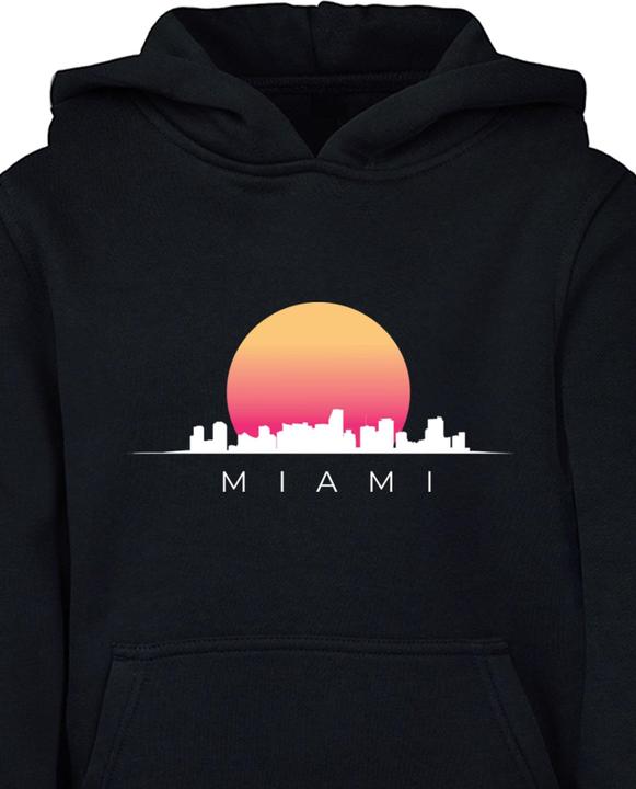 Produktbild Merchcode Miami White Basic Kids Hoody - 174537 (158, 164)