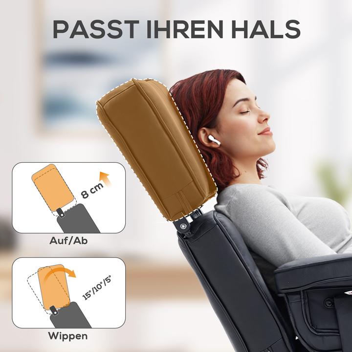 Produktbild Homcom Relaxsessel Kunstleder, Metall Schwarz