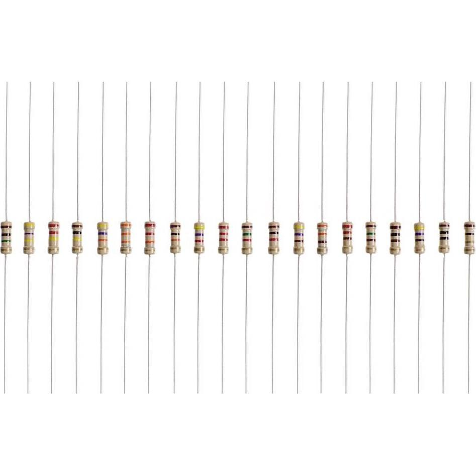 Thumbnail - Quadrios 201711P003 Kohleschicht-Widerstand Sortiment axial bedrahtet 0.5 W 5 % 400 St., Widerstand