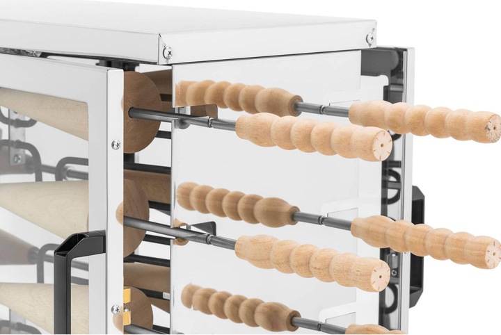 Produktbild Royal Catering Baumstriezel-Maschine Ofen Baumstriezel-Backofen 3700 W 16 Rollen in 2 Grössen