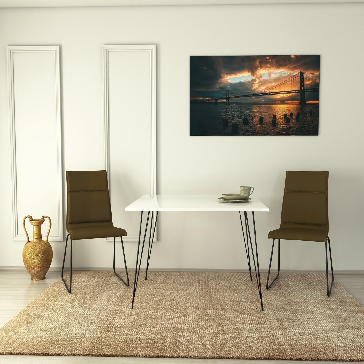 Thumbnail - Hanah Home, Esstisch, Hamza (90 x 75 x 90 cm)