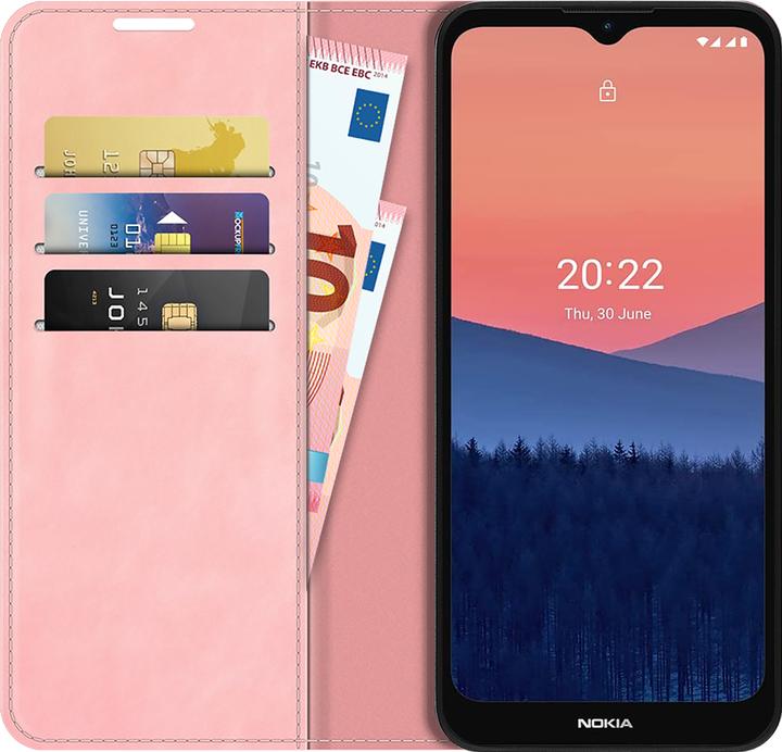 Produktbild Cazy Book Case Kompatibel mit Nokia C21 - Hülle klappbar Magnetisch Kunstleder - (Nokia C21)