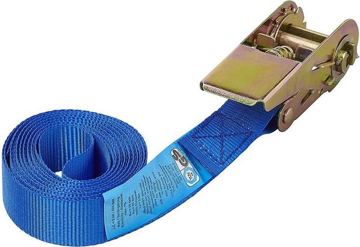 Produktbild ProPlus Spanngurt blau mit Ratsche 3,5 Meter