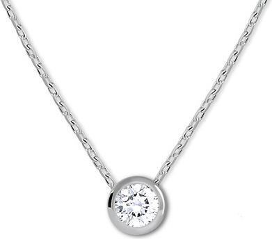Actual product image Brilio Silver - Silver necklace with cubic zirconia 476 001 00119 04