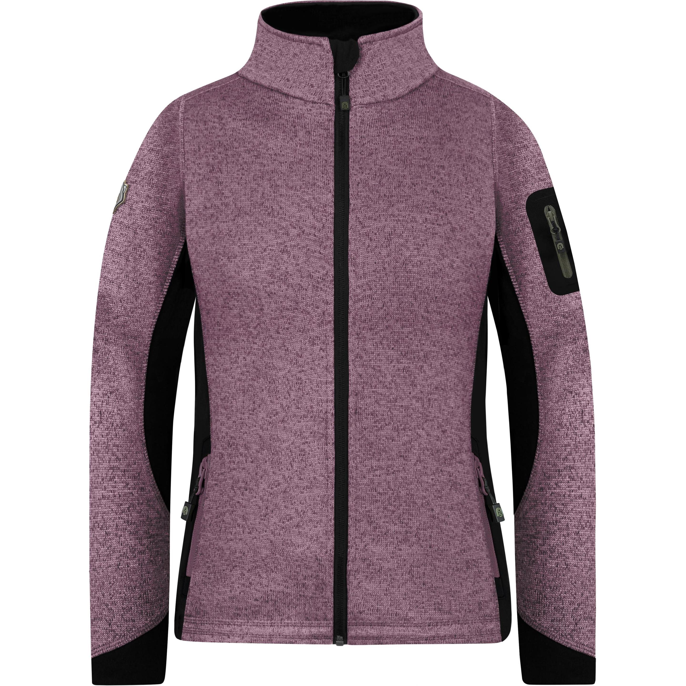 Normani, Damen, Jacke, Damen Strickjacke „Pukaskwa“ - 9585 (3XL), Violett, 3XL