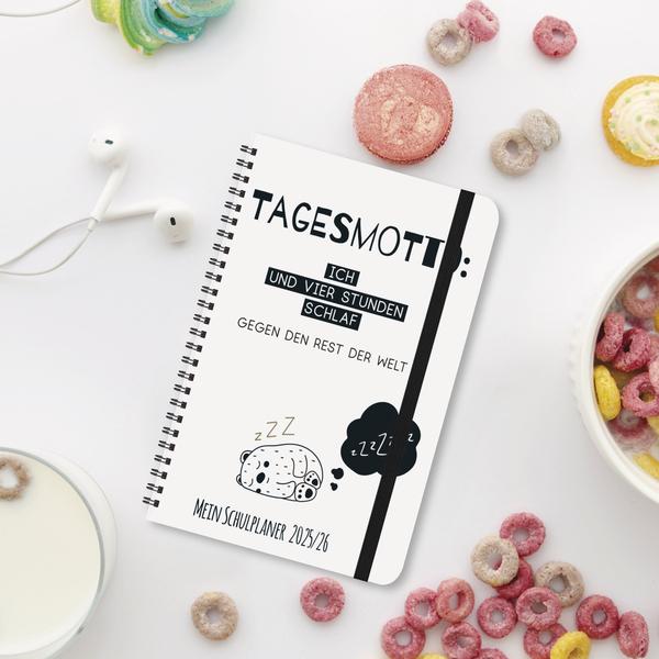 Produktbild Schlerkalender Schlaf 2025/2026 (A5, 1 Woche / 2 Seiten)