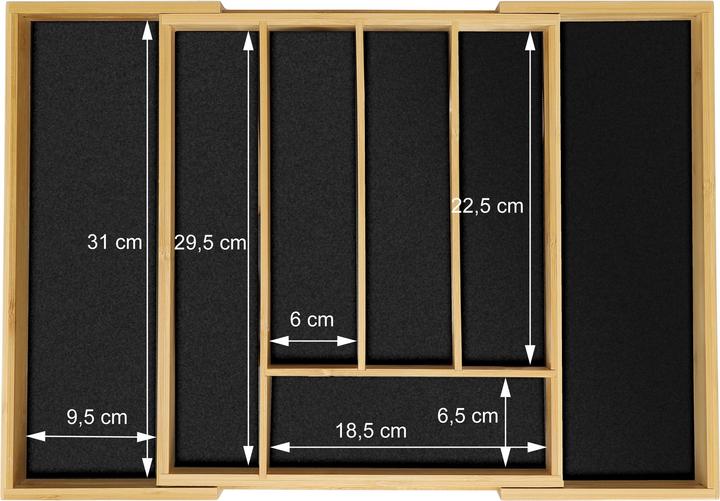 Relaxdays Cutlery tray