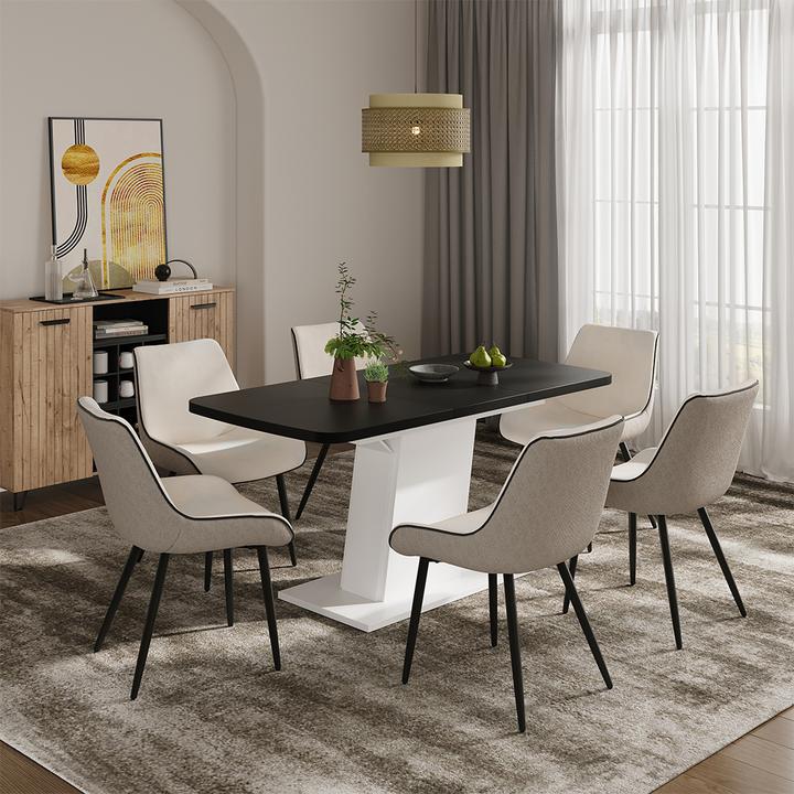 Actual product image Vicco Fenaro dining room table (120 x 80 x 77.30 cm)